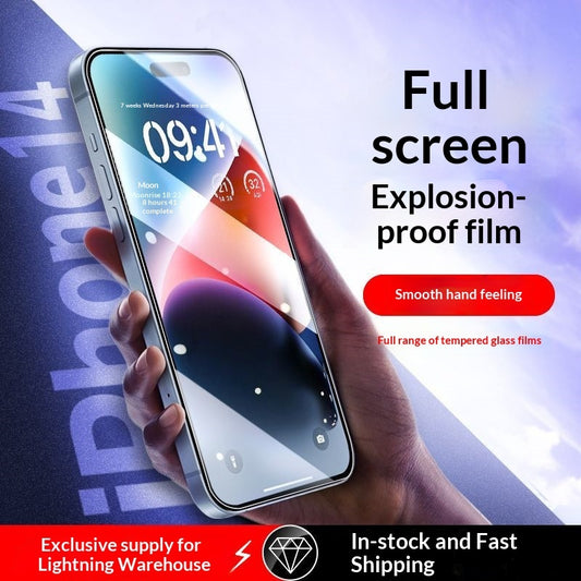 VROXEN - Tempered Glass Screen Protector With Drop And Privacy Protection